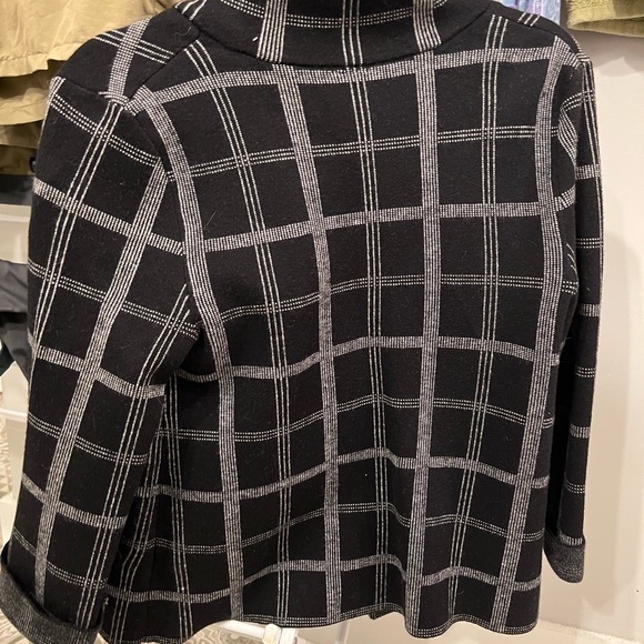 Moth by Anthropologie Windowpane Knit Jacket - Picture 4 of 6